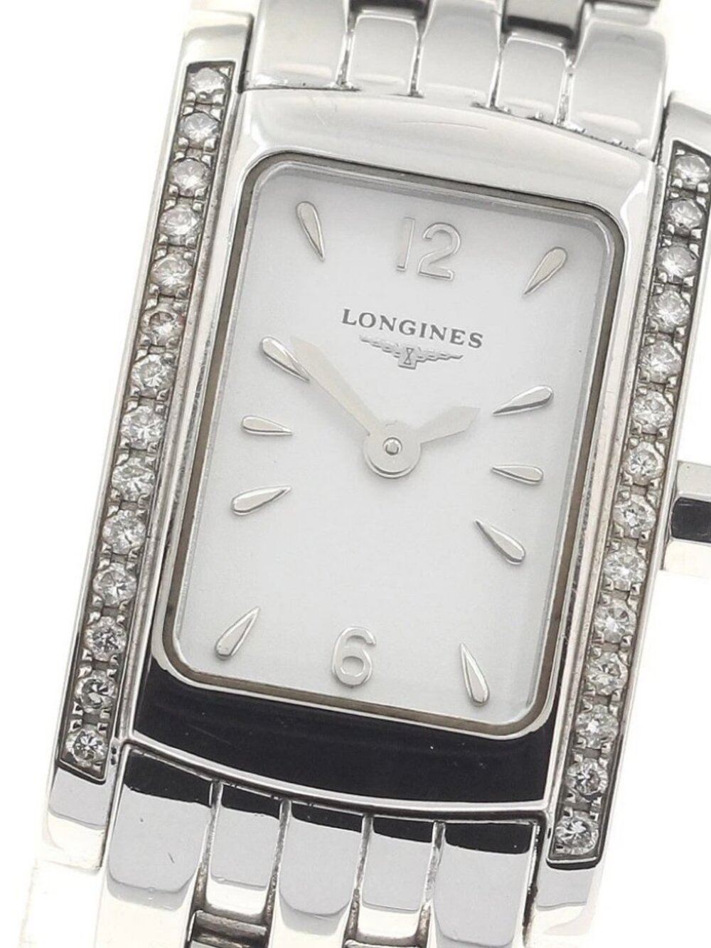 LONGINES Dolce Vita L5.158.0 Side diamond white Dial Quartz Ladies Watch
